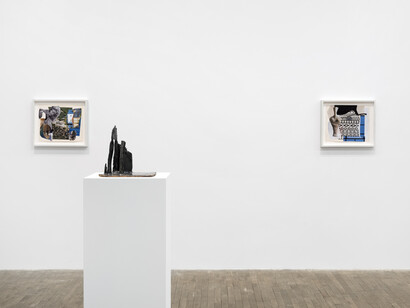 Simone Fattal, The hearth, exhibition view. Courtesy of kaufmann repetto