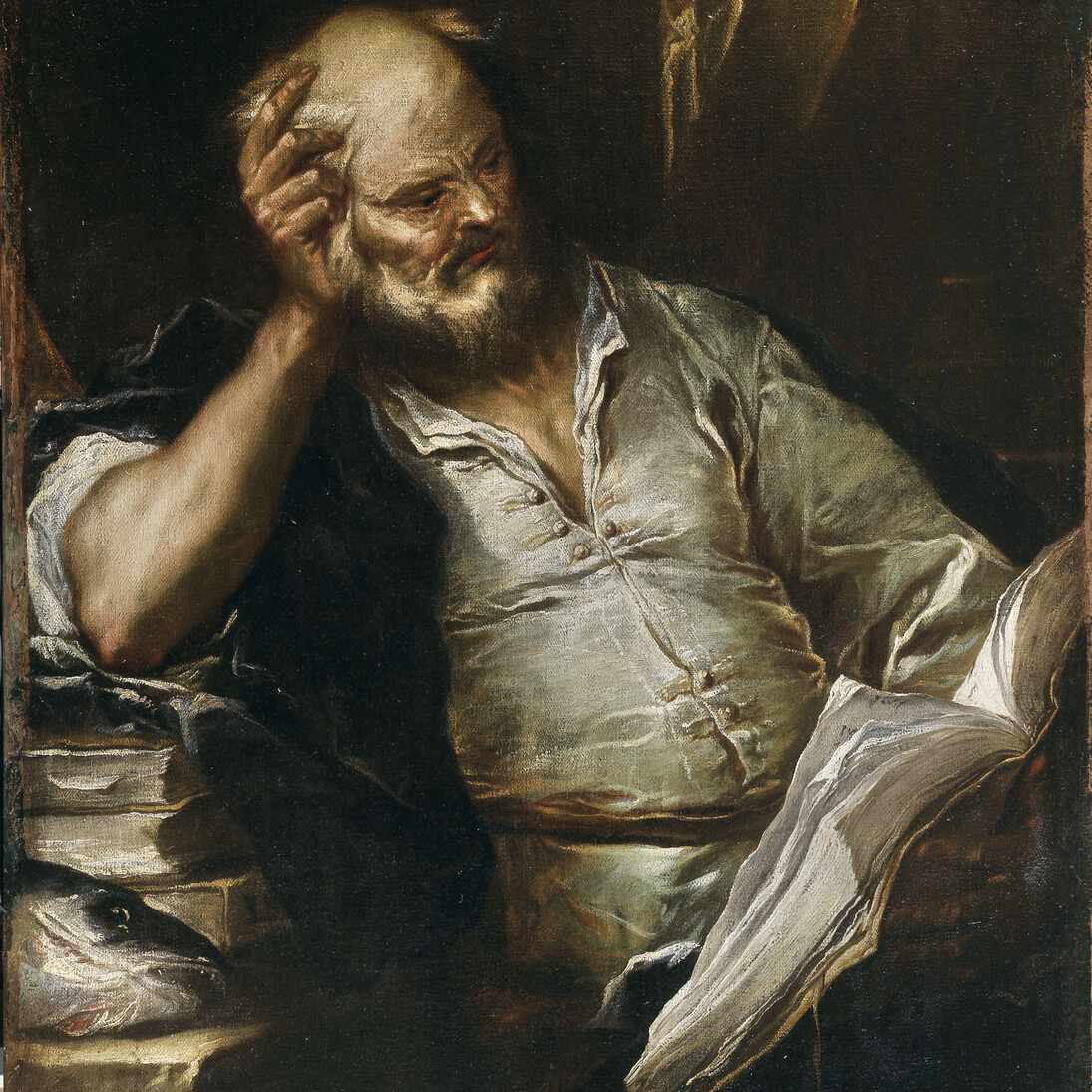 Luca Giordano, Sant’Andrea, olio su tela, 127 x 102 cm. Inghilterra, collezione privata 