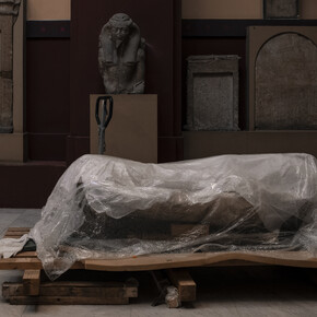 Sara Sallam, They placed the tiles afterwards, 2021–ongoing. Courtesy of Museum für Kunst und Gewerbe Hamburg