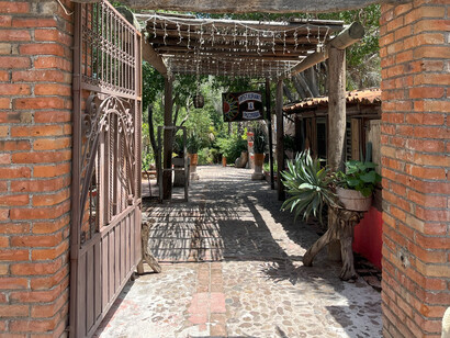 A view of Quinta Los Granados from the doorway