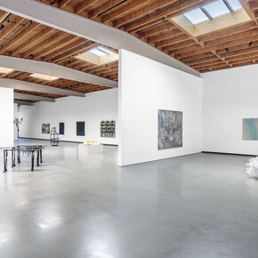 Various artists, The abstract future, exhibition view. Courtesy of Jeffrey Deitch Gallery