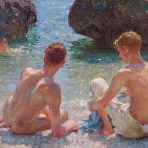 Henry Scott Tuke The Critics 1927 Courtesy of Leamington Spa Art Gallery & Museum (Warwick District Council)