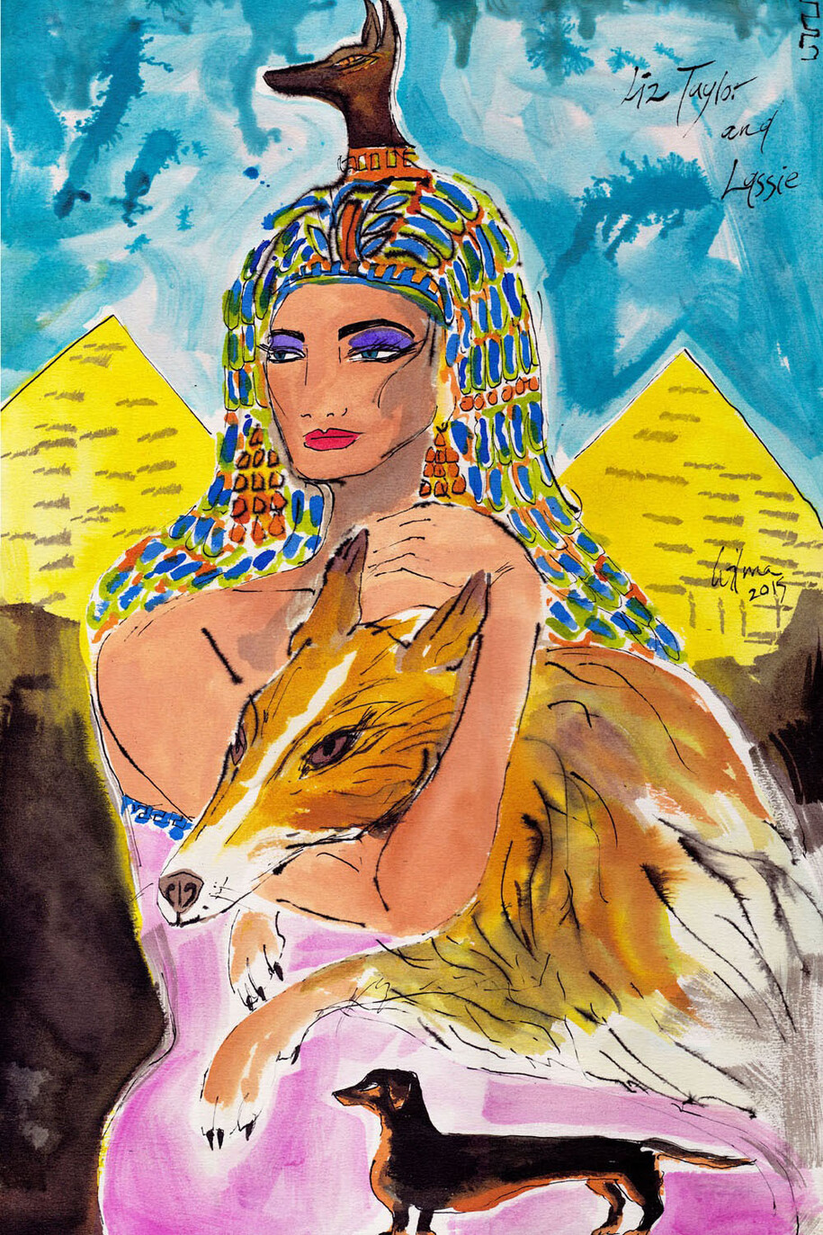 Wilma, Cleopatra and Lassie