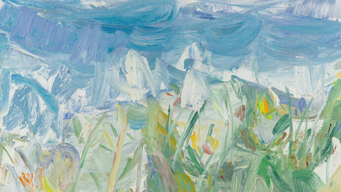 John Santoro, The sprites of spring (detail), 2025. Courtesy of Paul Thiebaud Gallery 