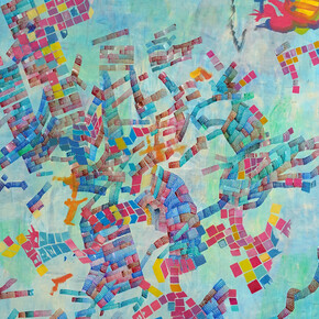 Julian Pozzi, Man forgetting (detail), 2025. Courtesy of the Painting Center