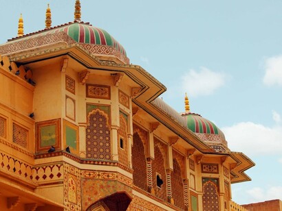 Amer Fort or Amber Fort is a fort located in Amer, Rajasthan, India