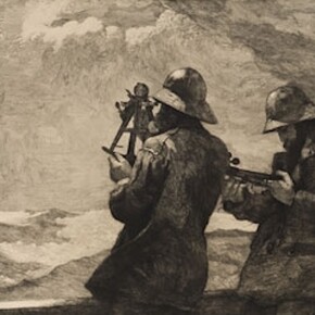 Eight Bells, Winslow Homer, 1887, etching on paper, 19 3/8 x 25 inches, American, 1836–1910. Purchase with funds provided by the Christian A. Johnson Memorial Fund.