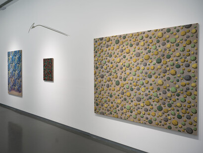 João Marçal, Oxígeno, vista de exhibición. Cortesía de la Galería Alarcón Criado