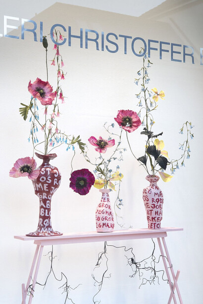 Rie Elise Larsen, The last meal. A new beginning, exhibition view. Courtesy of Galleri Christoffer Egelund