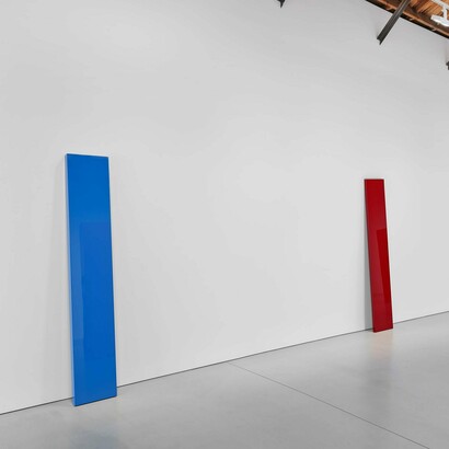 Installation view, John McCracken, David Zwirner, Los Angeles, February 28–March 30, 2024
Photo by Elon Schoenholz. Courtesy David Zwirner