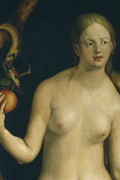 "Adán y Eva", óleo sobre lienzo, Albrecht Dürer, 1507