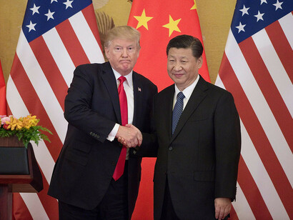 Donald Trump and Xi Jinping