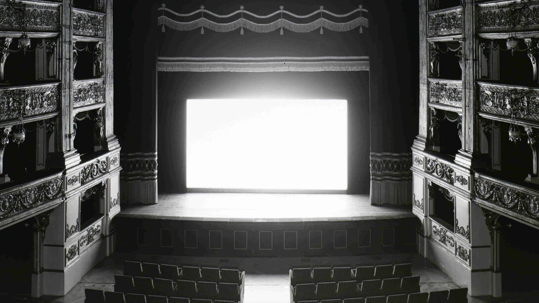 Hiroshi Sugimoto, Teatro Carignano, Turin, 2016 (Screen side) 