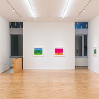 Richard Mayhew, Watercolor, exhibition view. Courtesy of Venus Over Manhattan