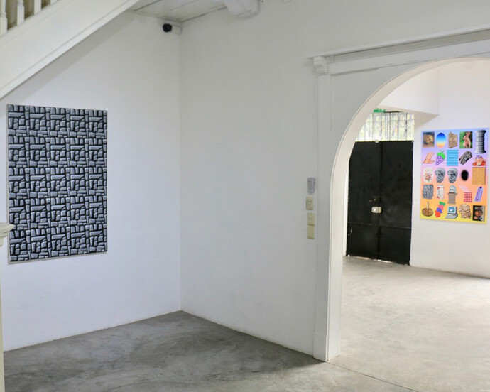 Postcards from America, exhibition view. Courtesy of Celaya Brothers Gallery
