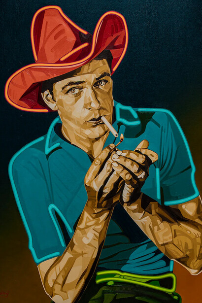 Michael Blessing, Game, set, match. Courtesy of Altamira Fine Art