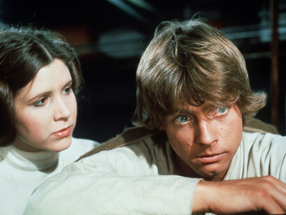 La Princesa Leia y Luke Skywalker: junto con Han Solo, forman el trío de héroes que marcó a más de una generación cinéfila