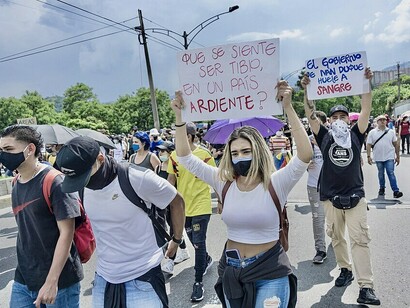 Colombia’s 2021 protests began on 28 April following widespread opposition to tax and healthcare reforms proposed by President Iván Duque’s government, eventually developing into a broader movement for social and economic change