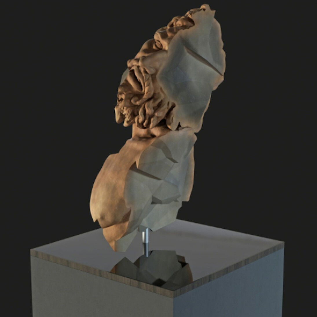 Quayola, Laocoön Fragment, 2016. Courtesy of bitforms gallery