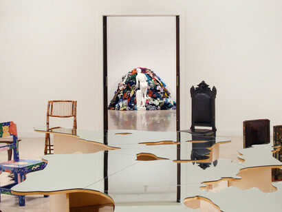 Michelangelo Pistoletto at the Spanish Academy. Photo by Pierluigi Di Pietro
