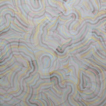 Bernard Frize, Iarimo (detail), 2014, courtesy of the artist and Simon Lee Gallery