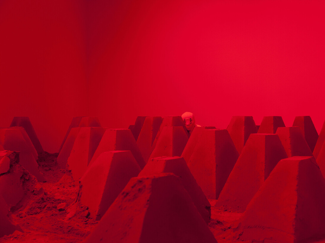 Nadim Abbas, The Last Vehicle, 2016.  Mixed media installation with durational performance. Dimensions variable.
