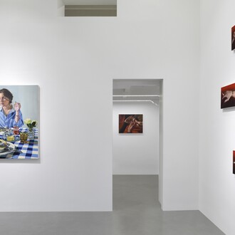Thérèse Mulgrew, Slow burn, exhibition view. Courtesy of Galleria Poggiali 