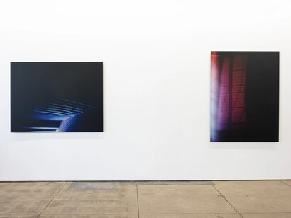 Austin Irving, Night lights, exhibition view. Courtesy of Wilding Cran Gallery
