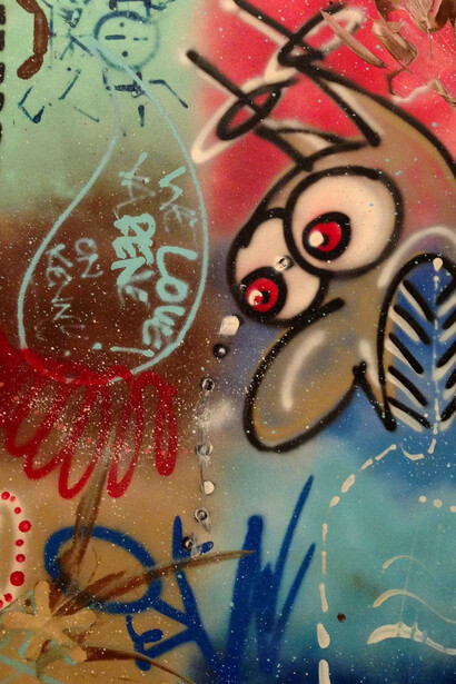 MCNY 1982 We Love Ya Rene Kenny Scharf & ON 2 Breakdancer