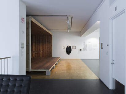 Installation view, BMO Harris Bank Chicago Works: Faheem Majeed, MCA Chicago, March 10-August 16, 2015, Photo: Nathan Keay, © MCA Chicago