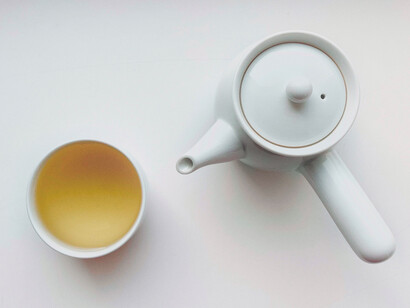 Tasa de té verde
