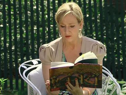 In 2010, J.K. Rowling captivated the audience at the White House Easter Egg Roll by reading from Harry Potter and the Sorcerer's Stone