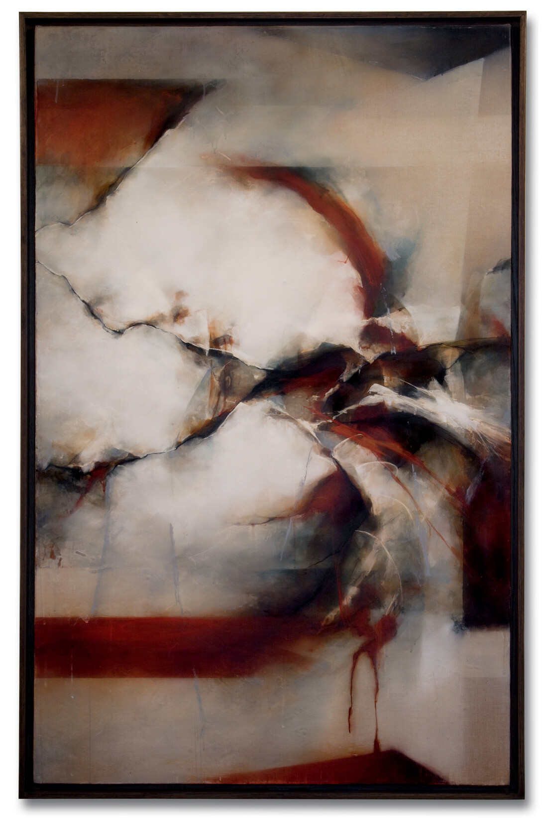 David Mellen, Like Butterflies, 2013, varnish and pigment on linen  