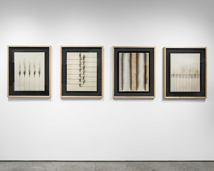 The Estate of Bernard Aubertin, Exhibition view. Courtesy of De Buck Gallery