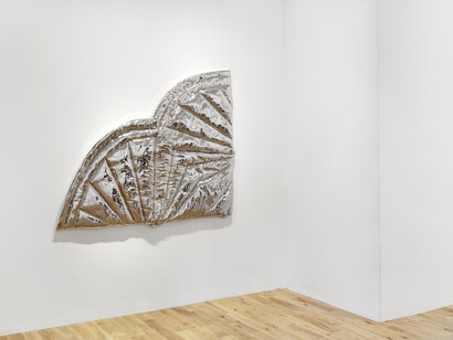 Joel Morrison, ‘Steel Life Crisis’ at Almine Rech Gallery in London 17.04 - 16.05.2015, Photo: Alex Delfanne, Courtesy of the Artist and Almine Rech Gallery