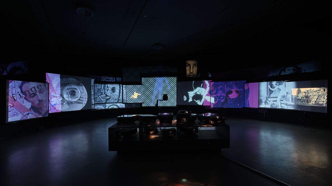 Various artists, Underground. American avant-garde film in the 1960s, exhibition view. Courtesy of Eye Filmmuseum