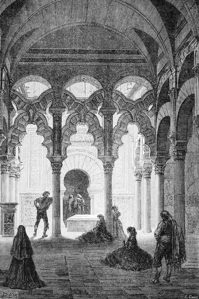 Gustave Doré; Capilla del Zancarón (Mezquita de Córdoba), España