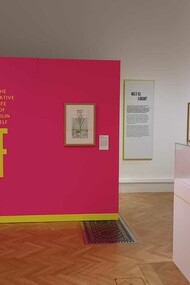 Exhibition view: One Self: The Creative Life of Colin Self, at Norwich Castle Museum and Art Gallery, Norwich, UK. © Colin Self. All rights reserved DACS 2025