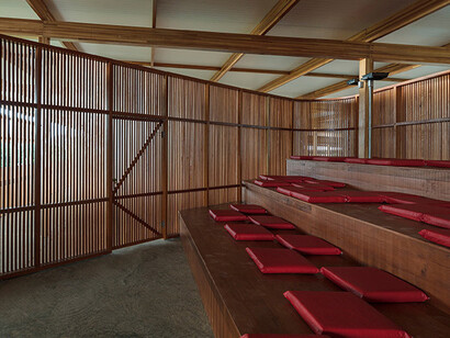 A crianças da comunidade indígena de Formoso do Araguaia, Tocantins, Brasil, participaram da concepção do projeto