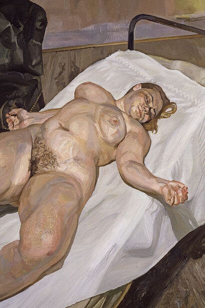 Lucian Freud. Courtesy of Acquavella Galleries