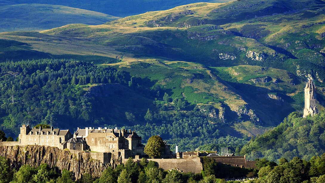 Stirling. El castillo y el Monumento Nacional a William Wallace