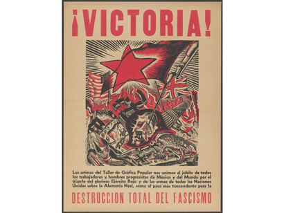 Angel Bracho. Victoria!, 1945. The Art Institute of Chicago. Print and Drawing Club Fund.