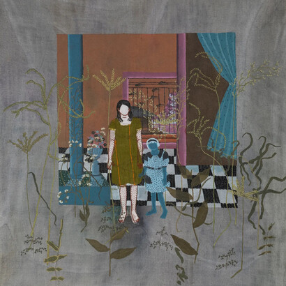 Moumita Basak, The space between I (detail). Courtesy of Emami Art