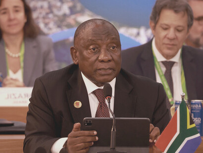 President Cyril Ramaphosa addresses world leaders at the G20 Summit in Rio de Janeiro, setting the tone for South Africa’s historic leadership role in shaping global economic and sustainable development priorities