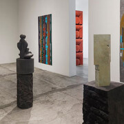 Pedro Reyes, vista de exhibición. Cortesía de Galería Labor