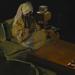 Danielle Mckinney, Read the room (detail), 2024. Courtesy of Norton Museum of Art