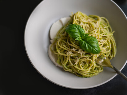 Ligurians are pretty rigorous about adding pesto into certain dishes
