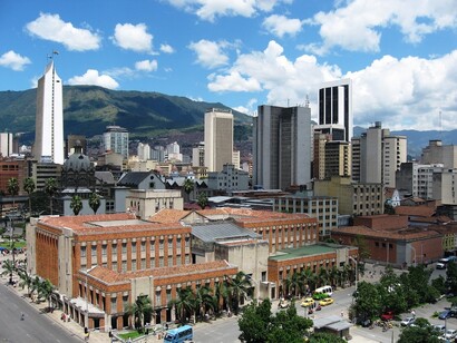 Medellín, Colombia. Centro urbano