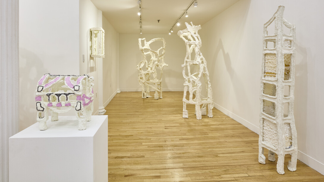 Abby Cheney, Common structures, exhibition view. Courtesy of 81 Leonard Gallery
