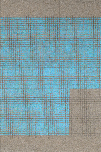 Jenene Nagy, palm grid (air 10) (detail), 2026. Courtesy of PDX Contemporary Art 